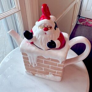 Vintage Omnibus Christmas Santa Teapot from the 1970’s